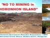 His Excellency, President Benigno Aquino III, DENR/MGB and LGU’s: STOP MINING IN HOMONHON ISLAND